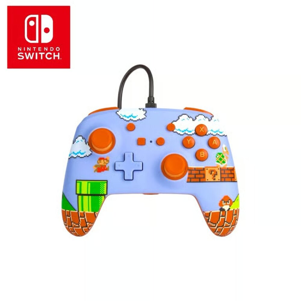 Nintendo Switch Super Mario Bros Enhanced Wired Controller
